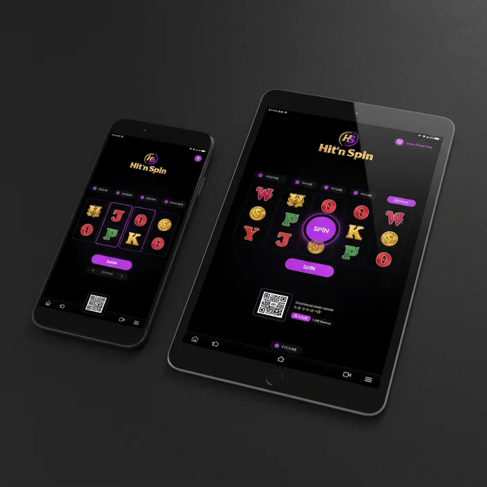 Hit'n Spin Mobile Ansicht — responsive Darstellung im mobilen Browser auf Smartphone